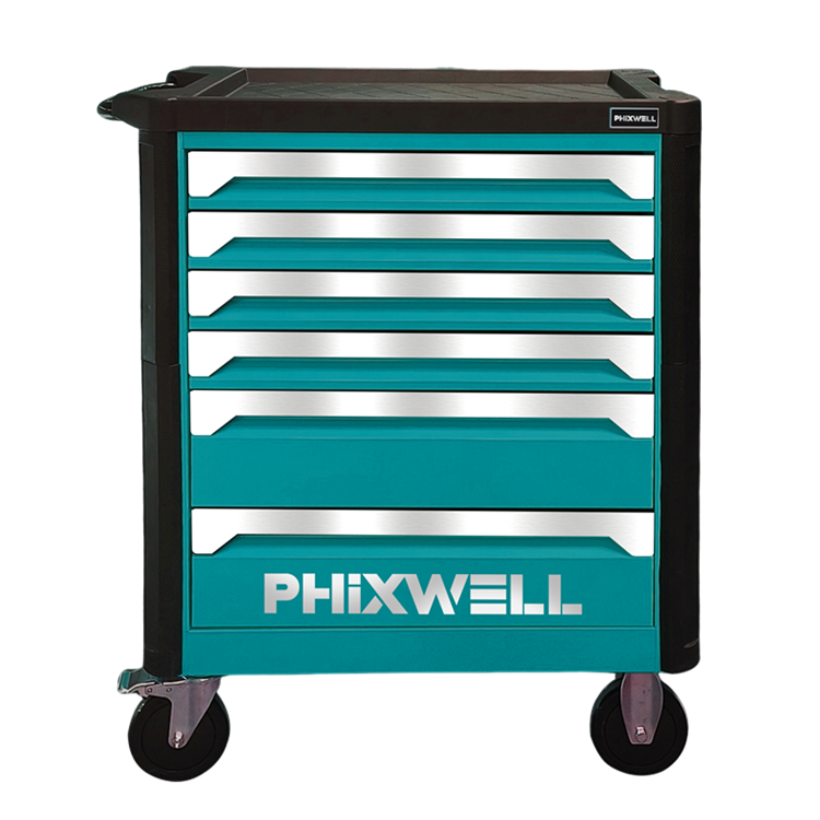 719502 PHIXWELL Werkzeugschrank mit 7 Schubladen