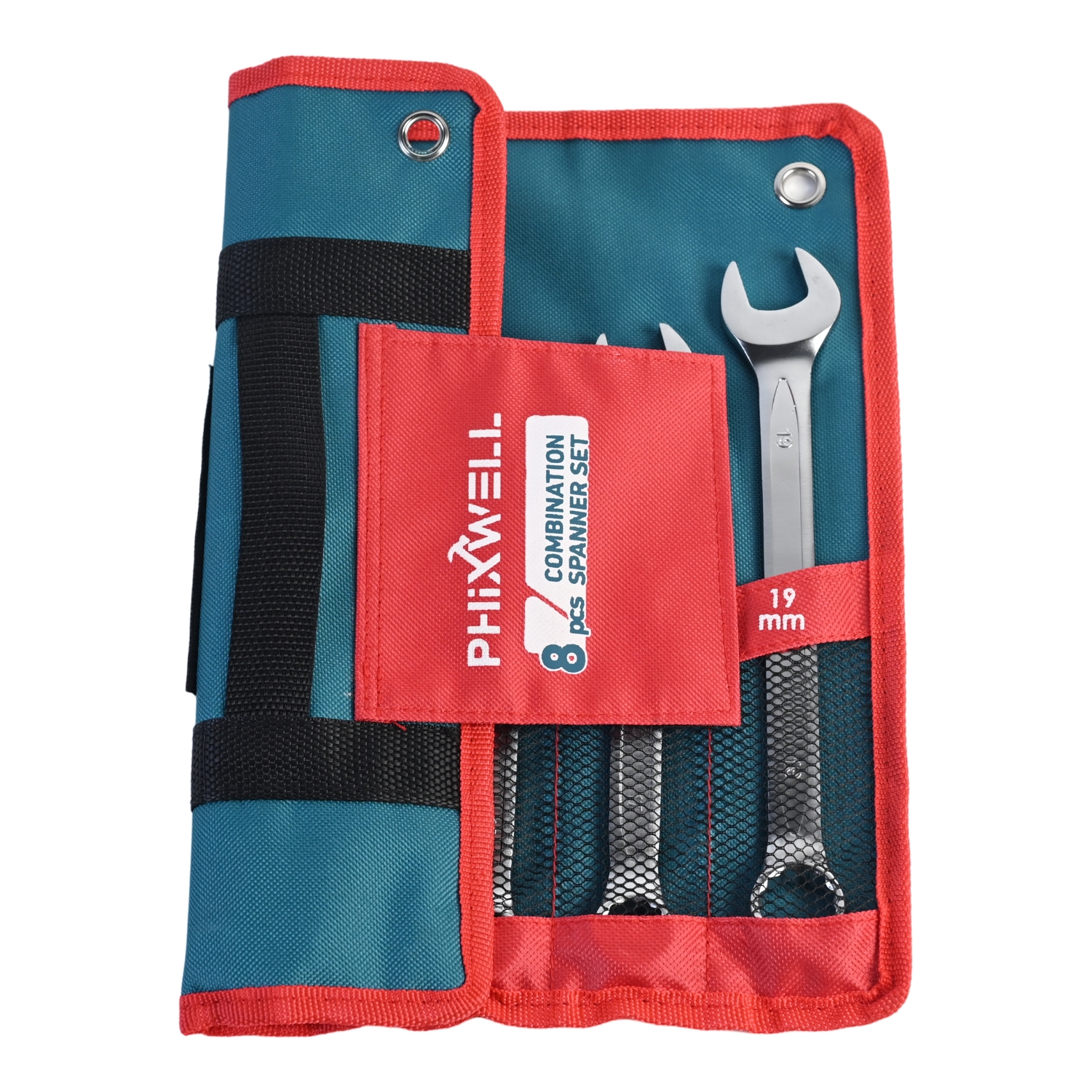 717531 PHIXWELL 8-teiliger Ringmaulschlüsselsatz