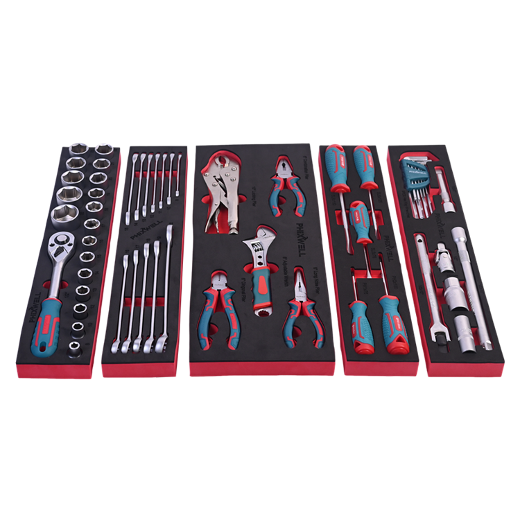 717302 PHIXWELL 56-teiliges Handwerkzeugset aus Eisen für den Haushalt